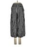 Ann Taylor LOFT Checkered-gingham Black Casual Pants Size XS - photo 2