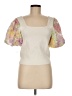 Current Air Ivory Short Sleeve Top Size M - photo 1