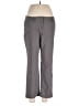 Apt. 9 Solid Gray Dress Pants Size 8 (petite) - photo 1