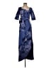 Kay Unger Blue Cocktail Dress Size 2 - photo 1