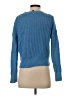 Ann Taylor Chevron-herringbone Blue Pullover Sweater Size S - photo 2