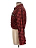 Mustard Seed Checkered-gingham Red Long Sleeve Blouse Size L - photo 5