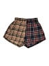Shein Plaid Brown Shorts Size S - photo 1