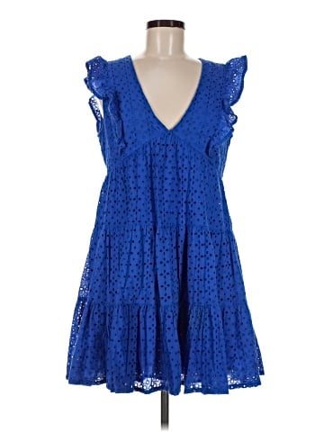 Aqua Casual Dress (view 1)
