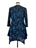 Ice Silk Paisley Blue Casual Dress Size 1X - photo 2