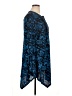 Ice Silk Paisley Blue Casual Dress Size 1X - photo 4