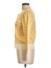 Halogen 100% Cotton Yellow Cardigan Size L - photo 5