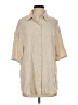 Hyfve Tan Short Sleeve Blouse Size S - photo 1