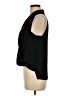 Topshop 100% Polyester Black Sleeveless Blouse Size 6 - photo 5