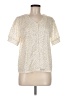 Assorted Brands Ivory Short Sleeve Blouse Size M - photo 1