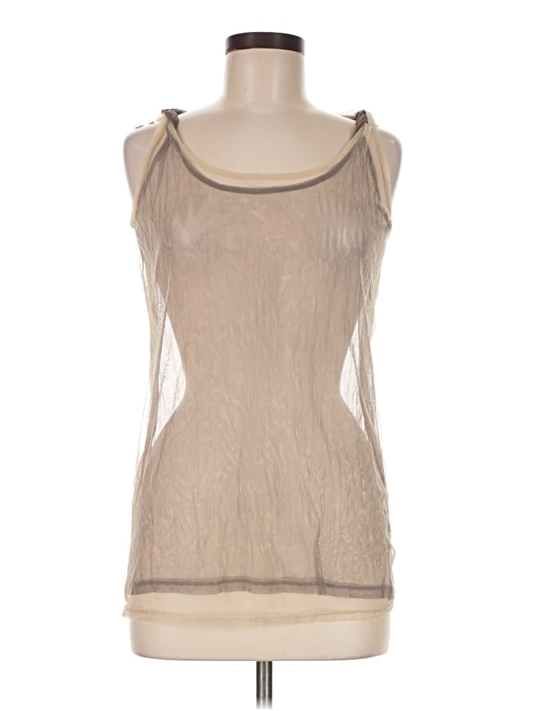 Pre-owned Mystree Sleeveless T-shirt In Tan