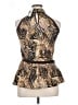New Directions Brown Sleeveless Blouse Size XL - photo 2