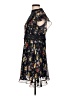 Foxiedox 100% Polyester Floral Black Cocktail Dress Size L - photo 5