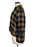 She + Sky Plaid Yellow 3/4 Sleeve Blouse Size L - photo 5