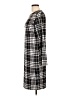 Unbranded Houndstooth Black Casual Dress Size L - photo 5