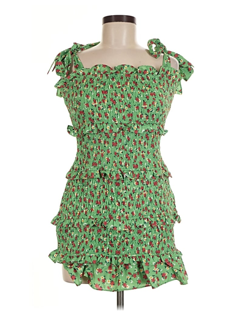 Pre-owned More To Come Cocktail Dress In Green