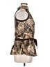 New Directions Brown Sleeveless Blouse Size XL - photo 4