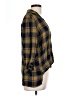 She + Sky Plaid Yellow 3/4 Sleeve Blouse Size L - photo 4