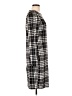 Unbranded Houndstooth Black Casual Dress Size L - photo 4