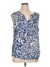 Lilly Pulitzer Blue Sleeveless Blouse Size XL - photo 1