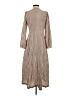 Universal Thread Checkered-gingham Brown Casual Dress Size XS - photo 2