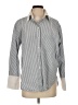 Gap 100% Cotton Stripes Gray Long Sleeve Button-Down Shirt Size XS - photo 1