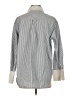 Gap 100% Cotton Stripes Gray Long Sleeve Button-Down Shirt Size XS - photo 2