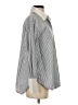 Gap 100% Cotton Stripes Gray Long Sleeve Button-Down Shirt Size XS - photo 4