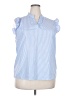 Unbranded Blue Sleeveless Blouse Size XXL - photo 1