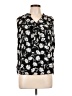 PREMISE 100% Polyester Floral Black Sleeveless Blouse Size L - photo 1