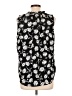 PREMISE 100% Polyester Floral Black Sleeveless Blouse Size L - photo 2