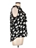 PREMISE 100% Polyester Floral Black Sleeveless Blouse Size L - photo 4