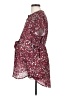 Full Moon Maternity 100% Polyester Burgundy Short Sleeve T-Shirt Size S - photo 5