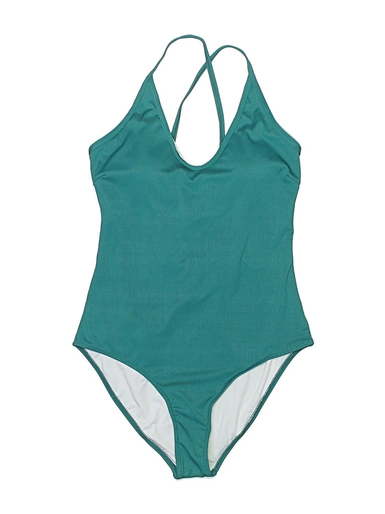 Pre-owned Beachsissi One Piece Swimsuit In Teal
