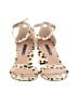 Stuart Weitzman Animal Print Gold Sandals Size 7 - photo 2