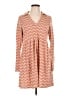 Bebop Print Brown Casual Dress Size L - photo 1
