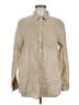 Gap 100% Linen Tan Long Sleeve Button-Down Shirt Size M - photo 1
