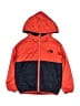 The North Face 100% Polyester Color Block Orange Windbreaker Size 3T - photo 1