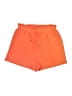 Shein 100% Polyester Solid Orange Shorts Size 4 - photo 1