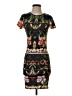 Topshop Graphic Black Casual Dress Size 4 - photo 1