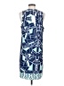 Britt Ryan Graphic Blue Casual Dress Size S - photo 2