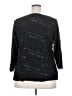 Notations Black 3/4 Sleeve Top Size 2X - photo 2