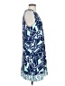 Britt Ryan Graphic Blue Casual Dress Size S - photo 4