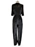 7 For All Mankind 100% Polyester Metallic Black Jumpsuit Size S - photo 2