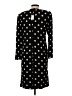 Neiman Marcus 100% Polyester Polka Dots Black Casual Dress Size 4 - photo 2