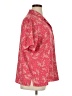 Sag Harbor 100% Polyester Floral Pink Short Sleeve Blouse Size 1X - photo 4