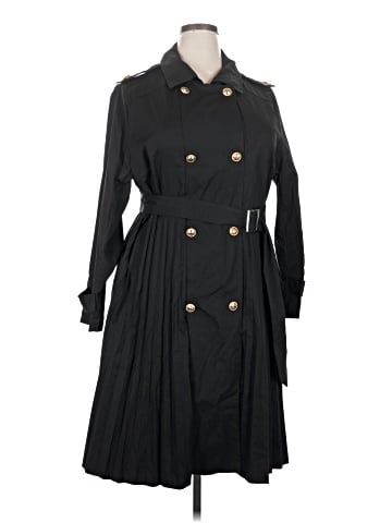Shein Curve Trenchcoat (view 1)