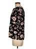 Old Navy 100% Viscose Floral Black Short Sleeve Blouse Size M - photo 5