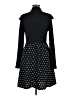 Shein 100% Polyester Polka Dots Black Casual Dress Size 8 - 10 - photo 2