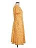 Huhot Yellow Casual Dress Size M - photo 4